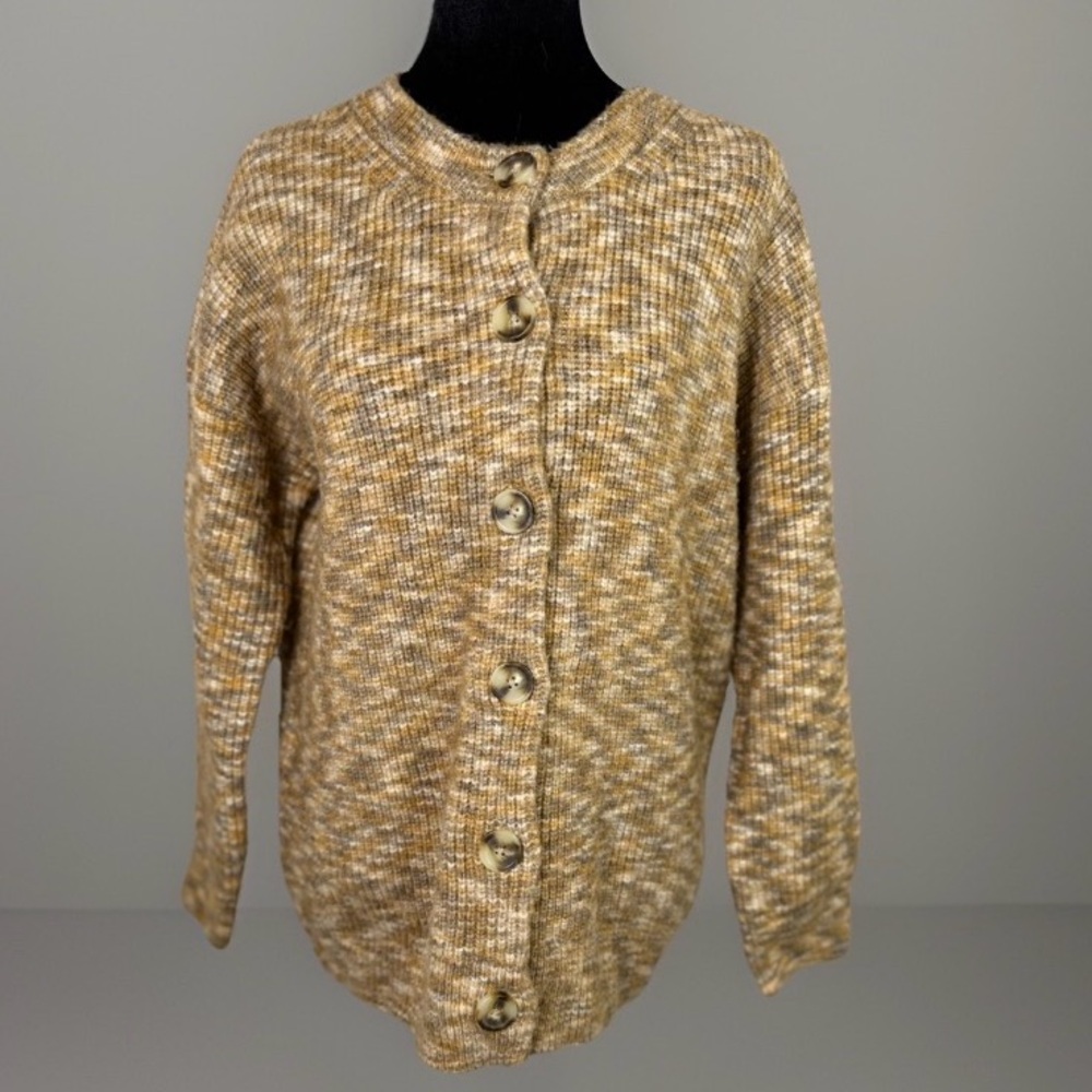 Madewell Space-Dyed Winstead Cardigan knit Sweater size xsmall